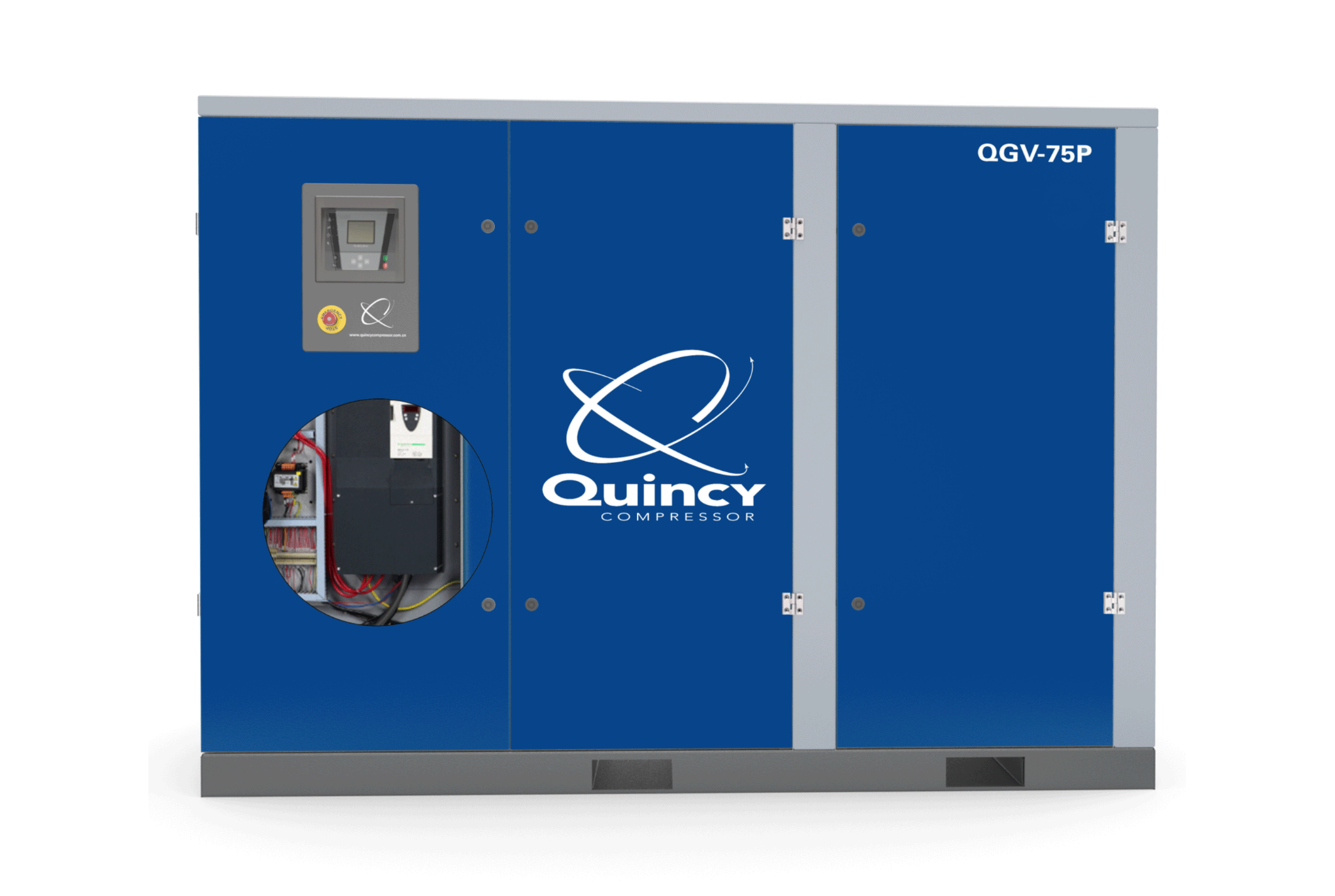QGVP oil injection screw air compressor